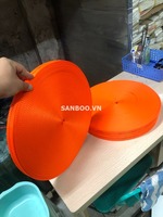 Eslingas de Elevación SANBOO de Alta Calidad y Precio Económico, Marca Vietnamita, Cinturón de Seguridad Amarillo, Cinta Plana de Poliéster Sintético, 5 Toneladas