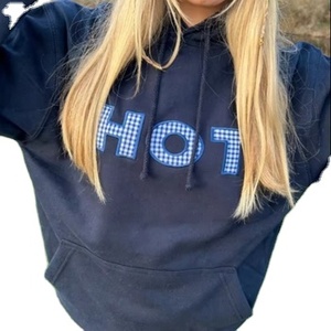 Sudaderas con Capucha de Alta Calidad, 100% Algodón, Estilo Urbano Americano, 450 g/m², Sudadera con Estampado Puff Denimes - Product Image 2