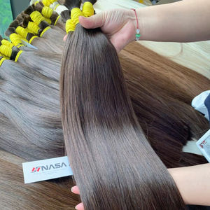 En vrac Vietnamien Remy Extensions de Cheveux Super Double Dessiné Naturel Vague Styles 50cm 60cm 100 Grammes - Product Image 1