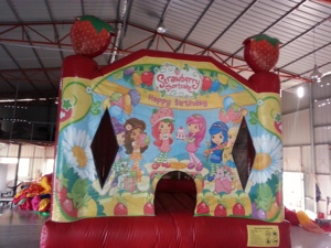 Château gonflable en PVC sur le thème des héros avec toboggan pour le plaisir des enfants en plein air - Product Image 2