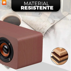 Radio Altavoz Bluetooth Recargable con Luz LED Estilo Vintage Retro - Colores Surtidos - Product Image 5