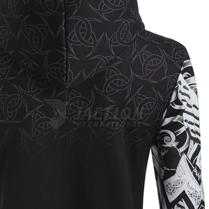 Sweats à capuche unis décontractés à sublimation pour hommes de haute qualité 100% coton respirant hiver - Product Image 5