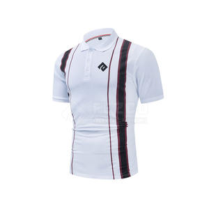 T-shirts polo couleur personnalisée pour hommes Motif solide Vente entière Tissu tricoté Nouveau design - Product Image 2