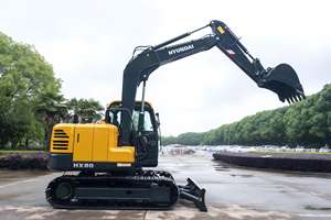 Excavadora de ruedas HYUNDAI HX80 8Ton Hyundai de nueva condición con motor de marca superior y certificación CE/EPA a la venta - Product Image 6