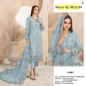 ชุดสูทปากีสถานสำหรับสไตลิสต์คุณภาพระดับพรีเมียมเหมาะสำหรับงานแต่งงานและงานเลี้ยง - Product Image 4