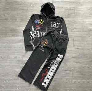 ชุดวอร์มแฟชั่นผู้ชาย ปี 2026 แบบสั่งทำพิเศษ ระบายอากาศได้ดี พิมพ์ลายตามต้องการ กางเกงขายาว เสื้อสเวตเชิ้ต ผ้าฟลีซ คุณภาพพรีเมียม ทันสมัย - Product Image 2