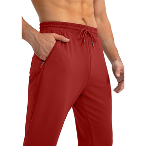 Pantalones de gimnasio Jogging Track Pantalones de chándal Hombres Atléticos Joggers Entrenamiento Casual Pantalón Antiarrugas Hombre Pantalón Liso teñido Pantalón - Product Image 4