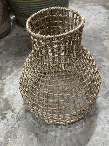 Artesanías naturales Pantalla de ratán de bambú Luces colgantes rústicas con estilo moderno Diseño de jarrón de algas marinas Restaurante Estilo chino - Product Image 6