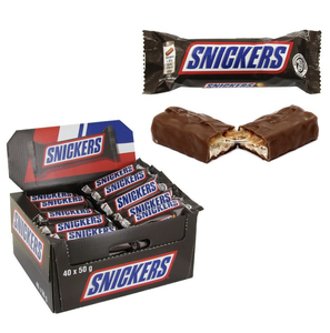 Paletas de Chocolate con Leche Snickers al por Mayor, Paquete de 50 x 40 Unidades / Chocolate SNICKERS, Paquete de 10 Unidades de 500 g, Precio de Venta - Product Image 3