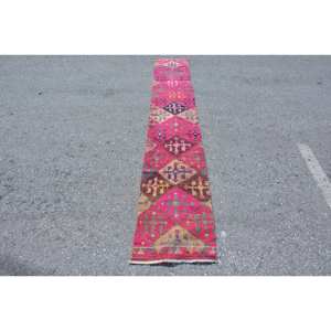 พรมตุรกีวินเทจคลาสสิกสีแดงน้ำตาล1.6 x พื้นที่ขนาดใหญ่พรมห้องนั่งเล่น11.1ft วัสดุผ้าขนสัตว์น้ำยางเย็บปะติดปะต่อปริศนาห้องโถง - Product Image 1