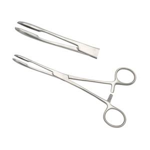 Pinzas hemostáticas manuales Gross Maier de acero inoxidable curvadas 200-250mm MEDZORA SURGICAL - Product Image 1