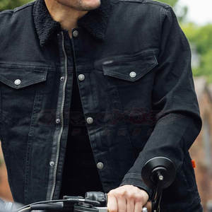 Vêtements de sport de course pour hommes de qualité supérieure Veste lourde respirante en jean d'été de couleur unie vintage - Product Image 5