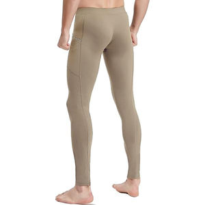 Material suave uso acogedor hombres Yoga Leggings alto rendimiento Fitness llegada cintura elástica Casual/ropa deportiva mallas duraderas - Product Image 3