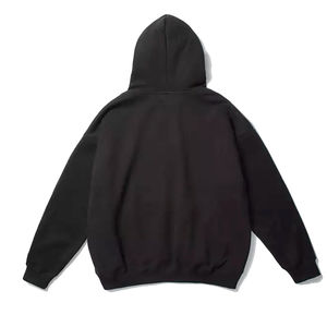 เสื้อฮู้ดสำหรับผู้ชายทรงหลวมมีฮู้ดติดโลโก้พลอยเทียมสำหรับผู้ชายทรงหลวมโอเวอร์ไซส์2025 400ออกแบบได้ตามต้องการ - Product Image 3