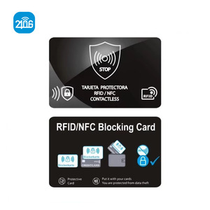 새로 입고된 공장 도매 맞춤 디자인 고품질 방수 13.56MHz <span class=keywords><strong>RFID</strong></span> 차단 카드 도난 방지용 - Product Image 5