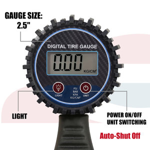 <b>Tire</b> Inflator Car Digital Pressure <b>Gauge</b> Tyre Tool Auto Workshop Lematec Taiwan Made 12 Car Motorcycle Scooter Bicycle Bike <b>Tire</b> - Product Image 4