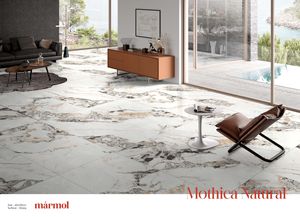 Carreaux en porcelaine émaillée MOTHICA 600x1200mm, marbre naturel, style européen moderne, finition brillante, antidérapant, antibactérien, salle de bain - Product Image 3