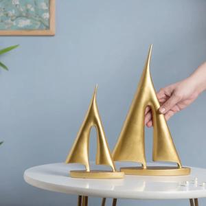 Increíble Escultura Moderna de Aluminio, Atractiva Figura de Fruta, Acabado Dorado de Alta Calidad, Decoración Ecológica para el Hogar - Product Image 6