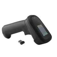 Lector de Códigos de Barras 2D DYscan, Inalámbrico de Alto Rendimiento, Conexión 2.4G BT, Escáner de Códigos de Barras Portátil con Pantalla