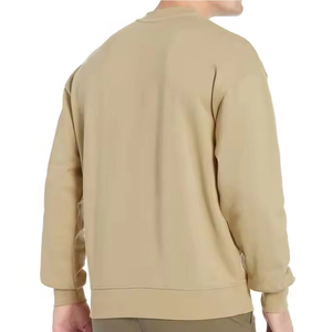 Sudadera de Hombre de Primera Calidad al por Mayor, Sudadera con Capucha Personalizada con Cuello Redondo, 100% Algodón, Ligera, Transpirable, de Color Sólido para Invierno - Product Image 2