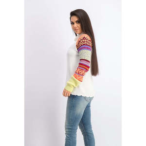 Cardigan Aperto da Donna Free People, Stile Coreano Vintage, Colore Avorio, Traspirante e Leggero, Taglia Piccola per Autunno Inverno - Product Image 3