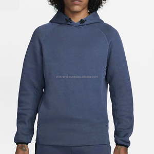 Sweat-shirts à capuche personnalisés en gros pour hommes, coupe oversize, 100 % coton molletonné, décontractés, classiques, à motif délavé, collection automne - Product Image 1