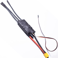 ESC 80A 2-6S con BEC Integrado 5V 6V 7.4V 5A, Control de Velocidad sin Escobillas para Aviones RC, Drones de Ala Fija, Piezas de Drones, Mini Coches RC