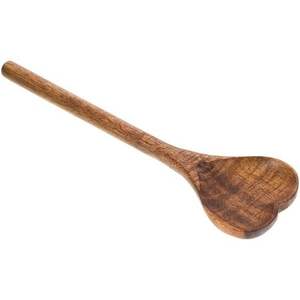 Cuillère à long manche confortable antiadhésive, ustensiles de cuisine, cuillères en bois naturel, ustensiles en bois pour la cuisine, la maison et l'hôtel - Product Image 5