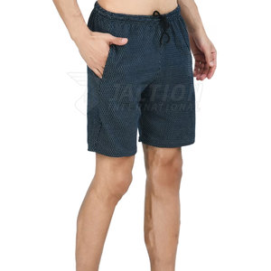 Pantalones cortos OEM de diseño personalizado para hombre, ropa de calle, 100% algodón, cintura media, estilo informal, último estilo, precio razonable - Product Image 2