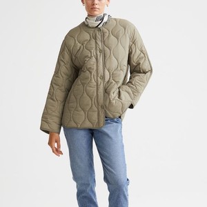 Vestes matelassées décontractées unisexes avec logo personnalisé, vêtements d'hiver, vestes longues et fines à capuche, col montant, vente en gros pour hommes et femmes - Product Image 4