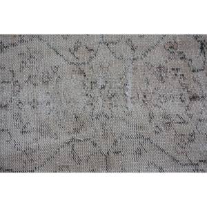 Tapis en laine turque Vintage 4x8 pieds Beige et vert Patchwork Design plat tissage Technique pour décorations de salon - Product Image 5