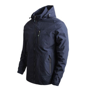 Veste coupe-vent pour homme à prix imbattable, séchage rapide, fermeture éclair, légère, vente en gros, logo personnalisé, veste coupe-vent pour homme - Product Image 5