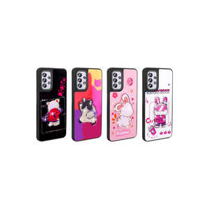 Coque de protection personnalisée en silicone violet avec motif emblématique en relief pour Samsung Galaxy A32 4G, lumineuse et anti-traces de doigts - Product Image 6