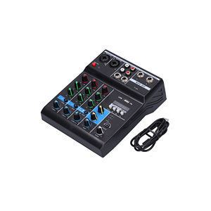 Mezclador de Audio Multicanal con Pantalla Retroiluminada, Perillas Personalizables, Ecualizador de 3 Bandas y Función de Repetición para Mezcla de Sonido Profesional - Product Image 5