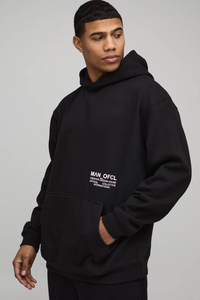 เสื้อฮู้ดดี้คุณภาพสูง 500 กรัม หนานุ่ม สำหรับฤดูหนาว พิมพ์โลโก้ได้ตามต้องการ เสื้อสเวตเชิ้ตผ้าฟลีซทรงปกติ ระบายอากาศได้ดี สำหรับผู้ชาย - Product Image 4