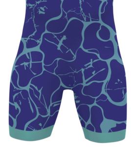 Combinaisons de lutte réversibles personnalisées unisexes - Polyester + Spandex respirant à séchage rapide, vente en gros par sublimation - Product Image 5