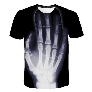 เสื้อยืดแขนสั้นคอกลมพิมพ์ลาย3D สำหรับผู้ชายเสื้อยืดทรงหลวมสไตล์ฮิปฮอปเสื้อยืด100% สำหรับฤดูร้อน - Product Image 5