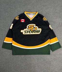 Ensembles de maillots de hockey sur glace personnalisables, logo du club personnalisé, design imprimé par sublimation, tissu respirant à séchage rapide, nom de l'équipe personnalisé - Product Image 1