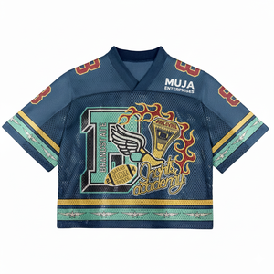 Camiseta Deportiva Corta Personalizada y Transpirable para Equipo |   Ropa de Fútbol Americano - Product Image 1
