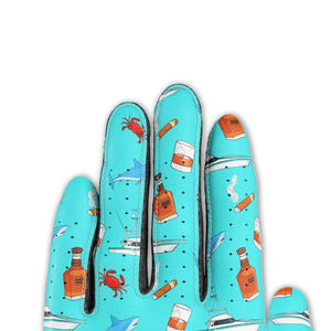 Gants de golf de haute qualité pour hommes Top Trending New Fashion Design imprimé Tissu en cuir durable Vente chaude à bas prix - Product Image 5