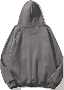 Sweat-shirt à capuche ample à manches longues avec poche kangourou pour couple unisexe - Product Image 3