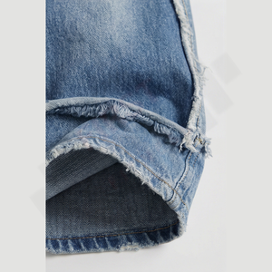 กางเกงยีนส์ทรงตรงสไตล์ใหม่ปี 2025 สำหรับผู้ชาย สไตล์เกาหลี ลุคสบายๆ ล้างสี ติดกระดุม แมทช์ได้กับทุกชุด ทรงหลวม ขายส่ง - Product Image 6