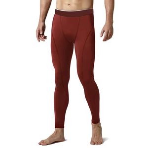 Pantalons de compression pour hommes au meilleur design, nouvelle qualité, prix bas, leggings de fitness, spandex/polyester, séchage rapide, respirant - Product Image 1