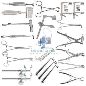 Ensemble de 31 instruments de chirurgie thoracique manuelle en acier inoxydable pour les procédures chirurgicales comme la thoracotomie et la chirurgie pulmonaire - Product Image 6