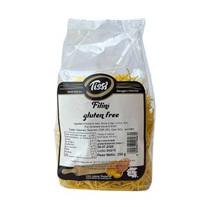 Pasta de Huevo Sin Gluten Tissi, Sin Refinar, Filini, 250g x 12 Unidades, a Base de Maíz, Estilo Italiano, Tiempo de Cocción 4-5 Minutos - Product Image 1
