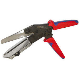 Ciseaux synthétiques pour gauchers de 8 pouces, lame en acier inoxydable à bord lisse, manche en acier, qualité industrielle, ciseaux ménagers - 709gz - Product Image 1
