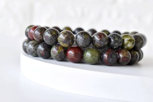 Attractive 8mm African Blood Stone Round <b>Beaded</b> <b>Bracelet</b> Premium Healing <b>Bracelet</b> For Fashion Jewelry Meditation - Product Image 5