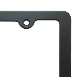 Cadre de plaque d'immatriculation personnalisé noir mat en aluminium avec LED, fibre de carbone, acier inoxydable, plastique pour voitures, compatible Tesla Ford - Product Image 4