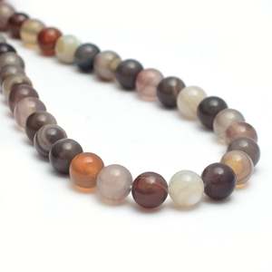 Kamal Gems Botswana Agate Loose <b>Beads</b> <b>Red</b> Crystal Oval Stone 6mm and 3mm Sizes for Jewelry Making 15 Strand - Product Image 3