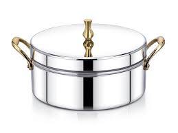 Casserole en acier inoxydable la mieux notée avec couvercle garantissant que la nourriture reste chaude et délicieuse pour l'hôtel - Product Image 4